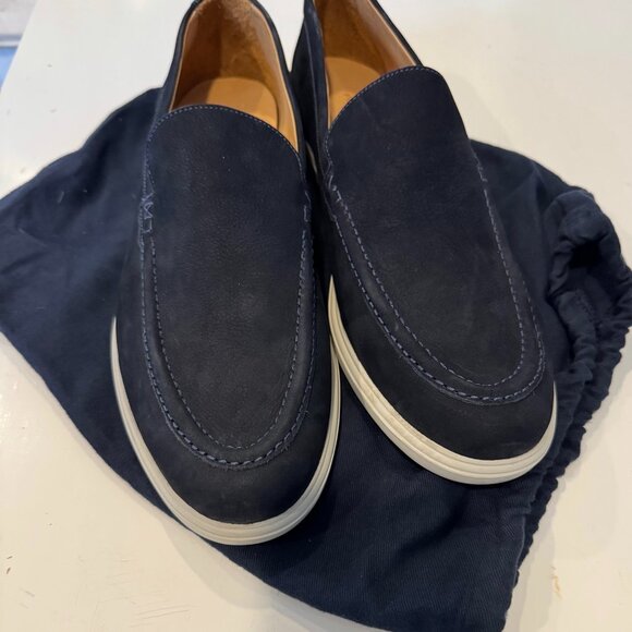 NWT IN BOX! Peter Millar Excursionist Nubuck Leather Venetian Loafer -12 - Picture 10 of 11